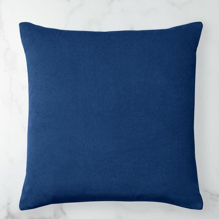 An image of Fino Lino Velluto Throw Pillow with Linen back