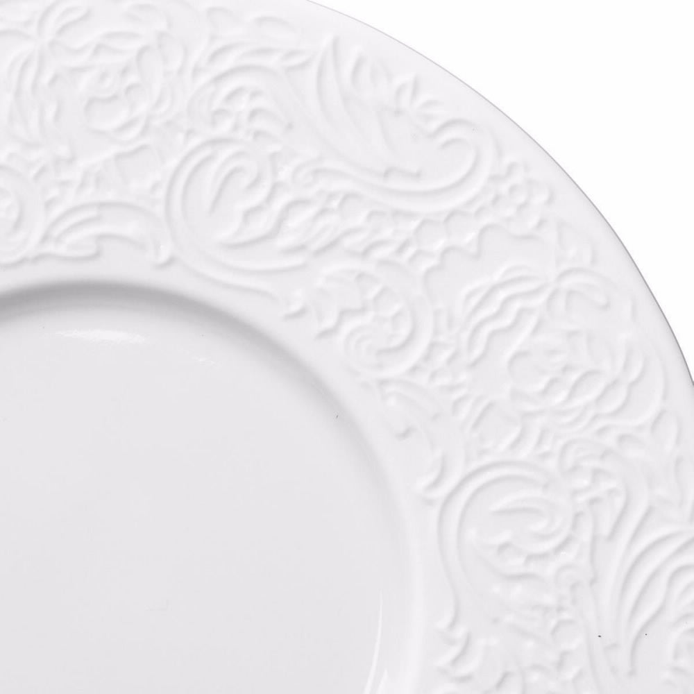 Degrenne L Couture Round Tea Saucer White