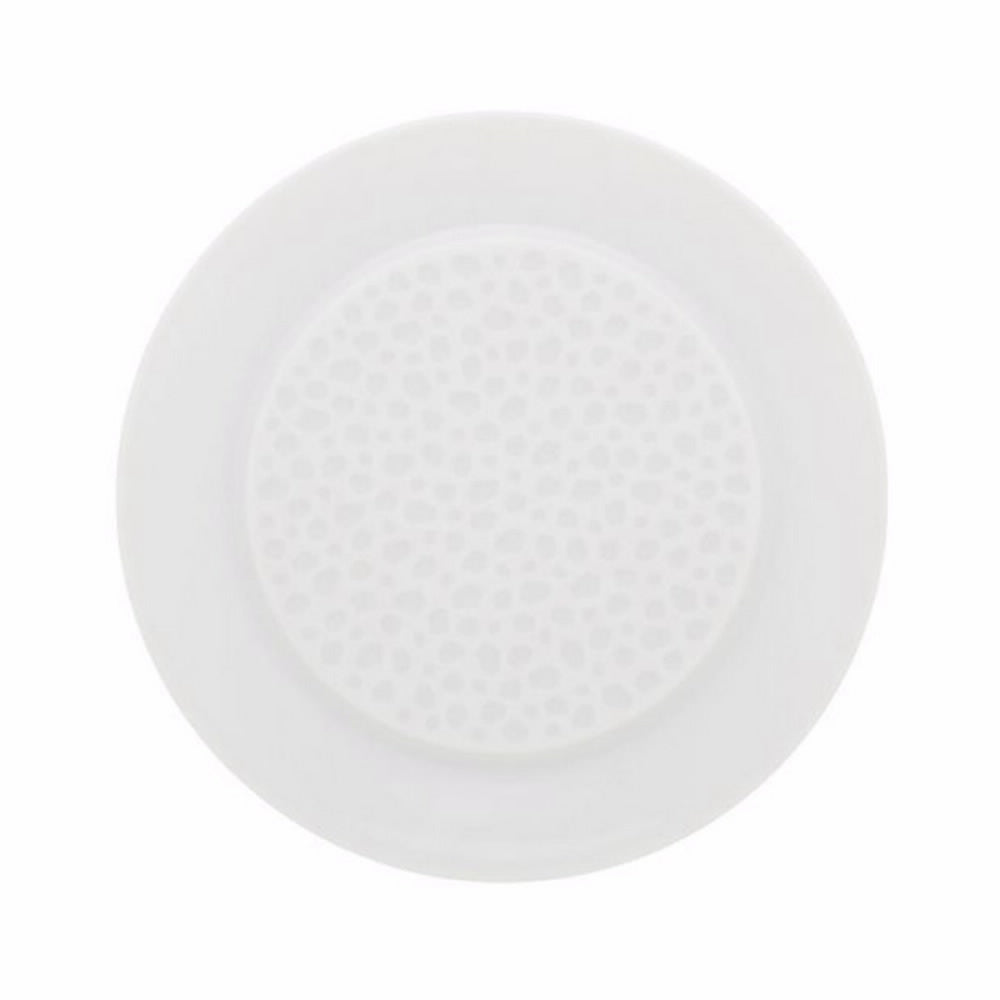 Degrenne L Perles Round Dessert Plate White- 9"