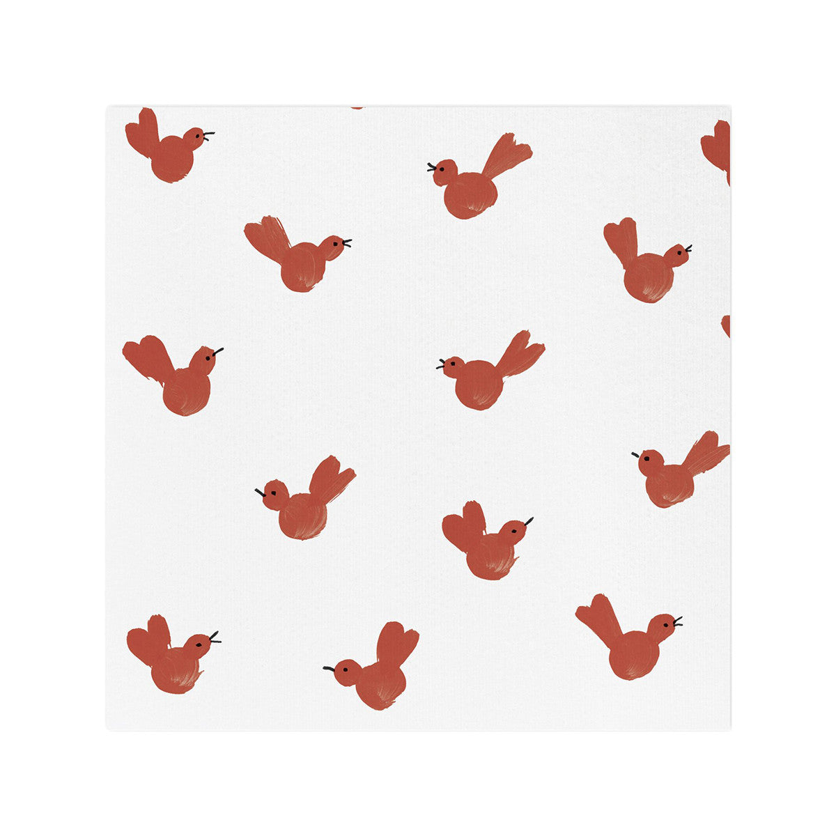 An image of Vietri  Red Bird Cocktail Napkins