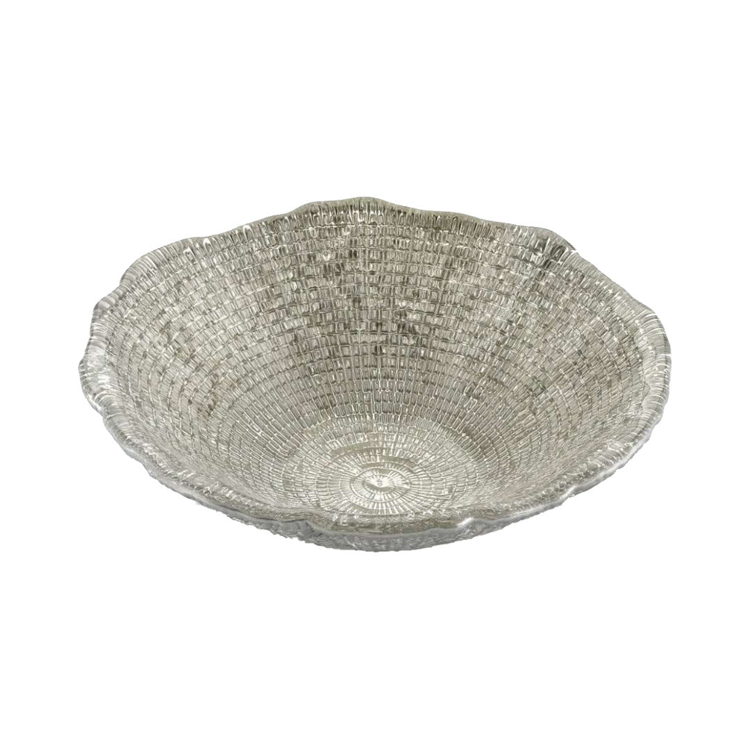 An image of IVV Diamante Bowl Decoration - Beige/Chrome