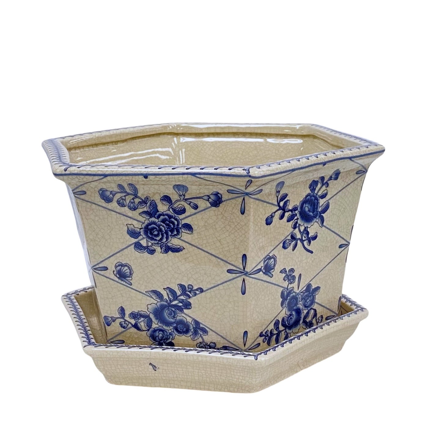 Winward Pot Cashe Rose Trellis