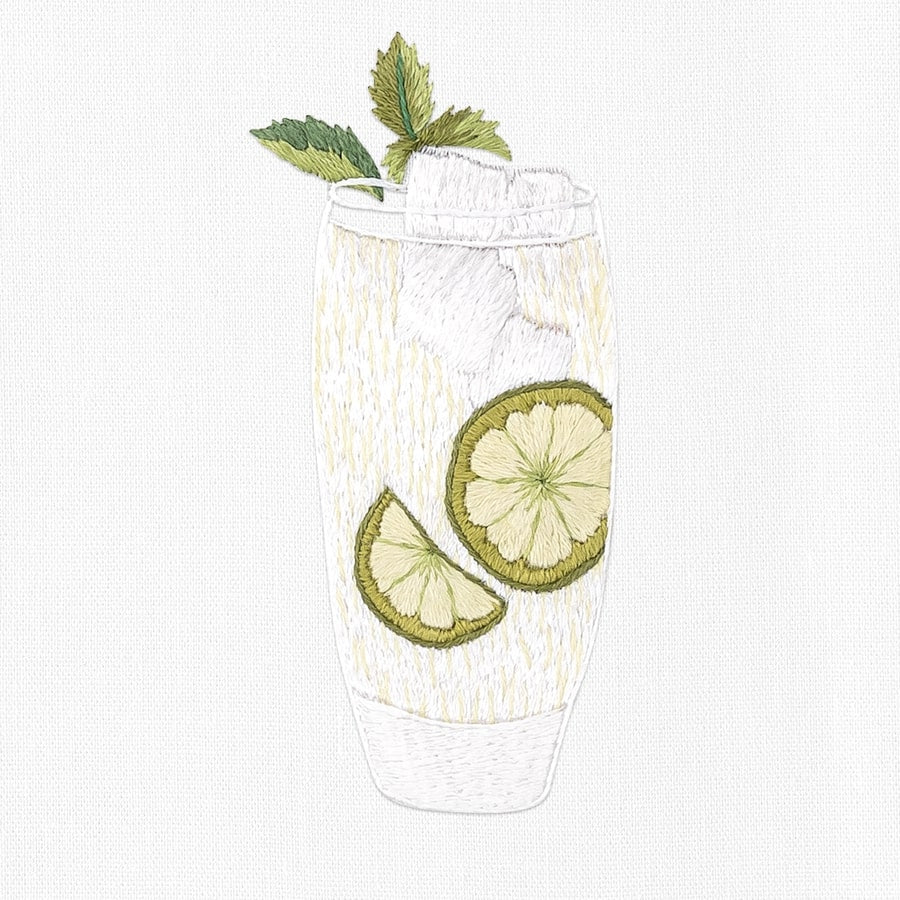 Henry Handwork Summer Drinks Mixed Cocktail Napkin - Set of 4