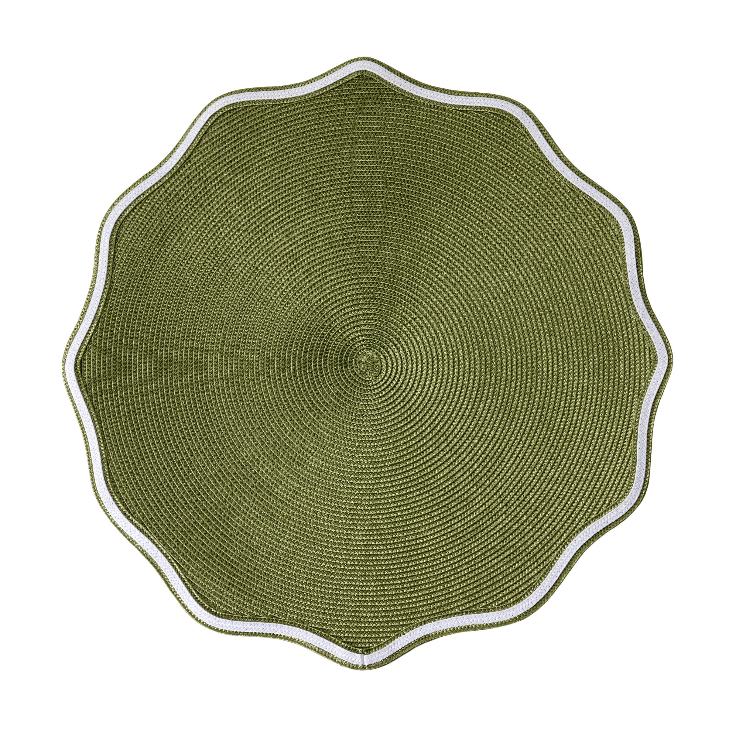 Deborah Rhodes Piped Oxford Set of 4 Placemats