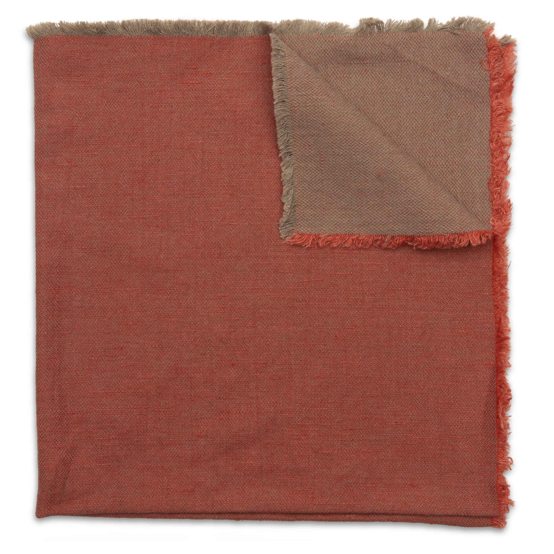 An image of Deborah Rhodes Washed Fringe Napkin - Set of 4