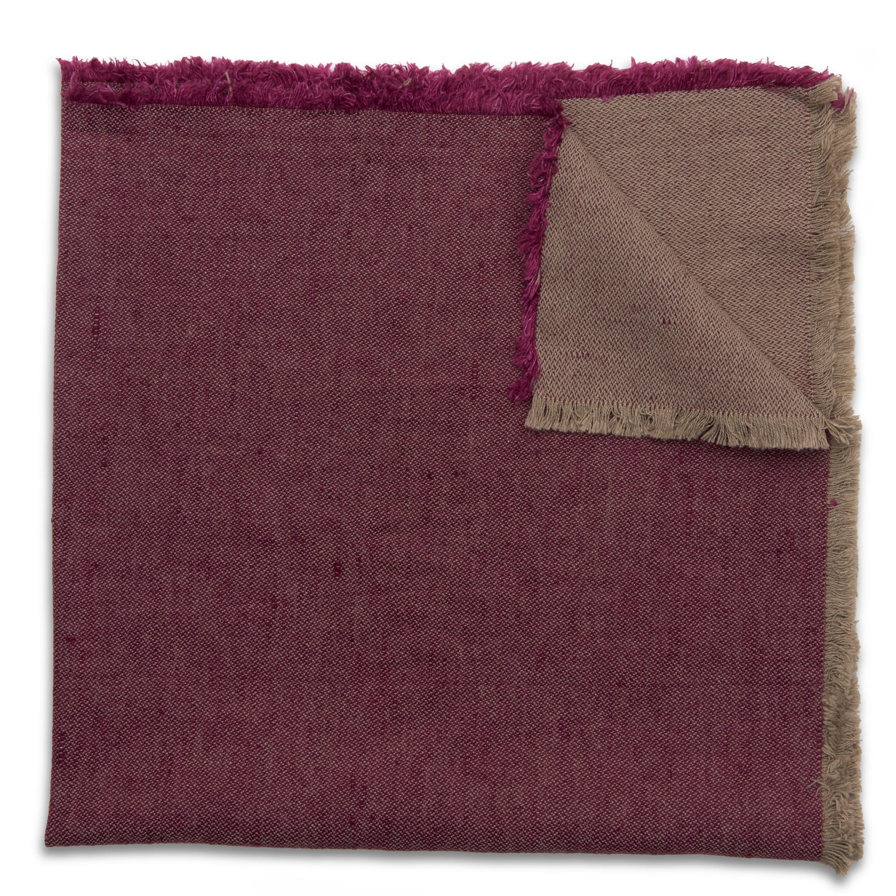 An image of Deborah Rhodes Washed Fringe Napkin - Set of 4