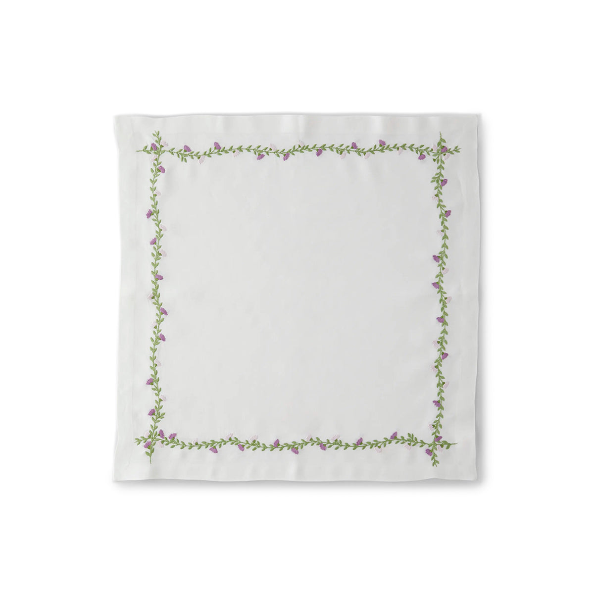 Deborah Rhodes White Cottage Garden Napkins - Set of 4