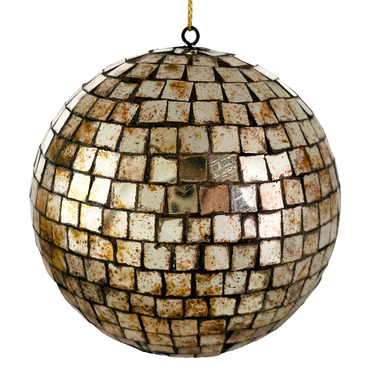 Shishi Mirrored Glass Ball Ornament