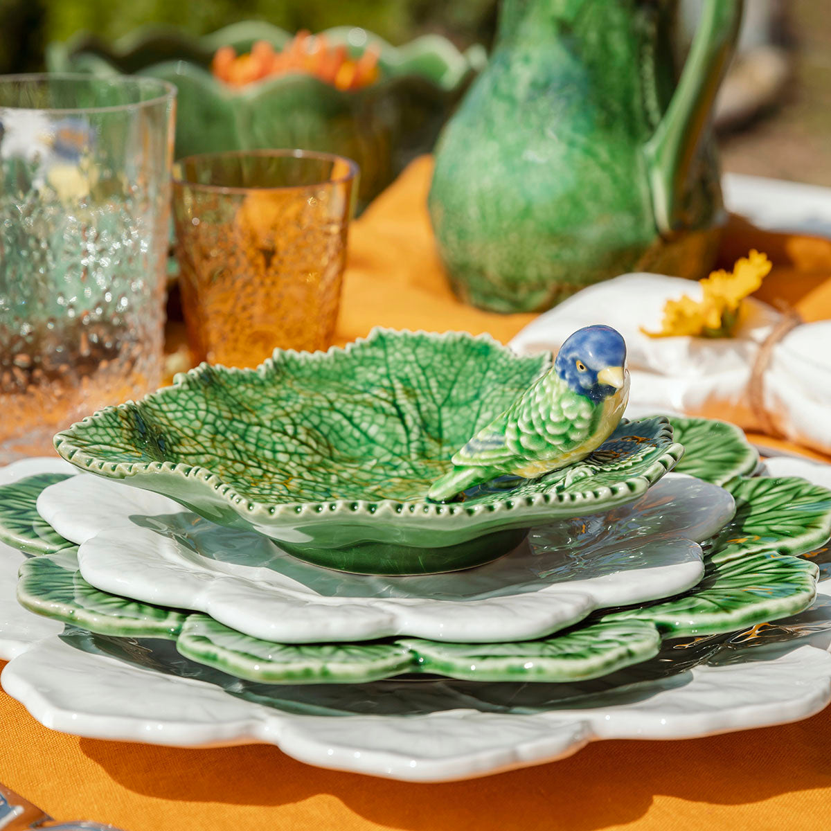Bordallo Pinheiro Geranium Charger