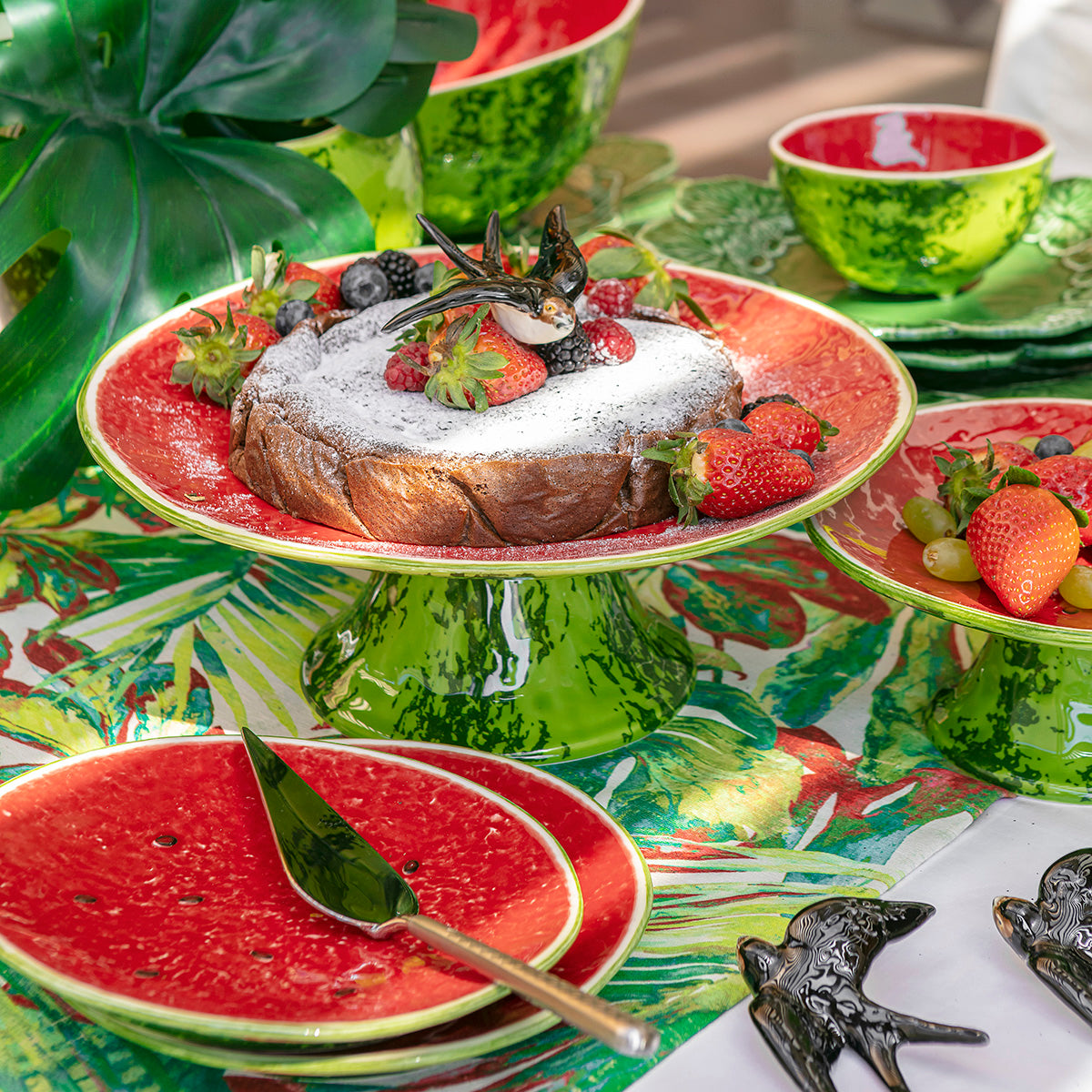 Bordallo Pinheiro Tropical Fruits Watermelon Fruit Plate