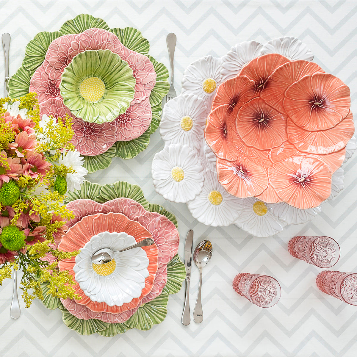 Bordallo Pinheiro Maria Flor Daisy Bowl