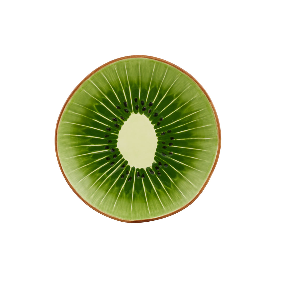 Bordallo Pinheiro Tropical Fruits Kiwi Dessert Plate