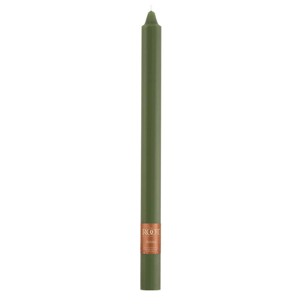 An image of Root Candle 12" Candle Arista - Dark Olive