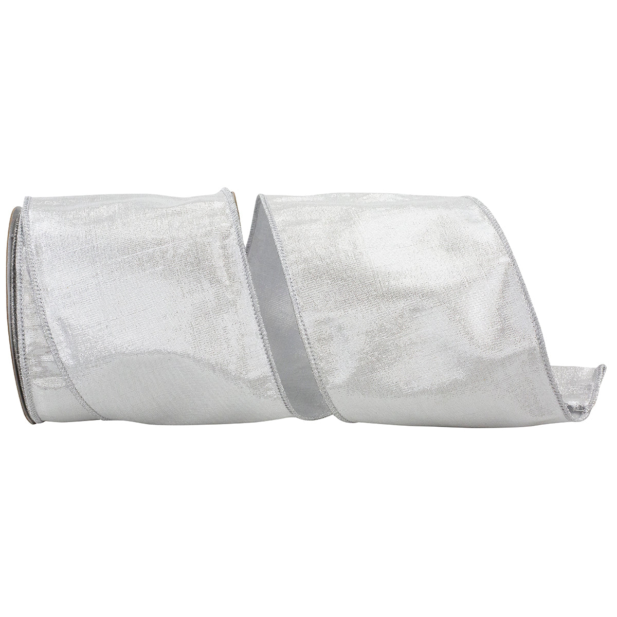 Reliant Ribbon Metallic Dupioni Texture Colors Wired Edge - 4in, 10yd