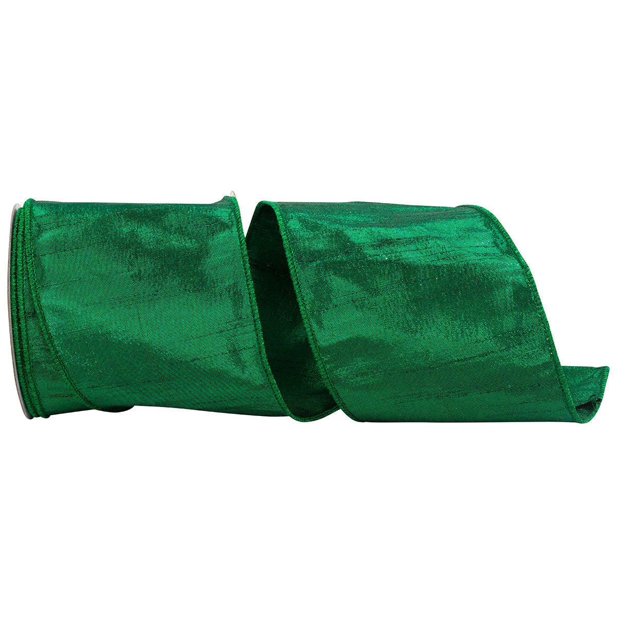 Reliant Ribbon Metallic Dupioni Texture Colors Wired Edge - 4in, 10yd