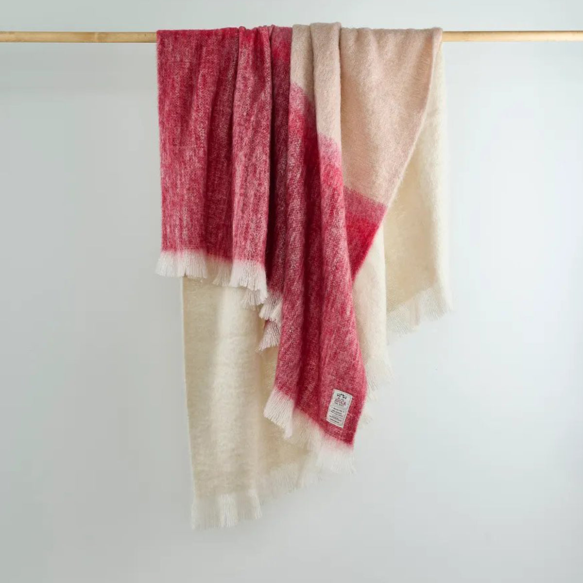 An image of Avoca Ombre Mohair Throw
