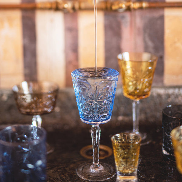 An image of Vietri Barocco Wine Glass