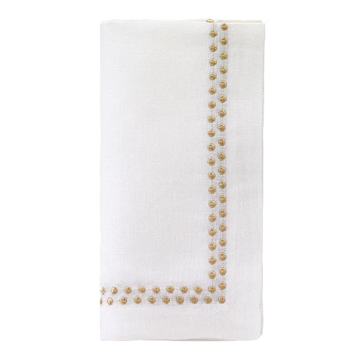 An image of Bodrum Pearls Set of 4 Dinner Napkin