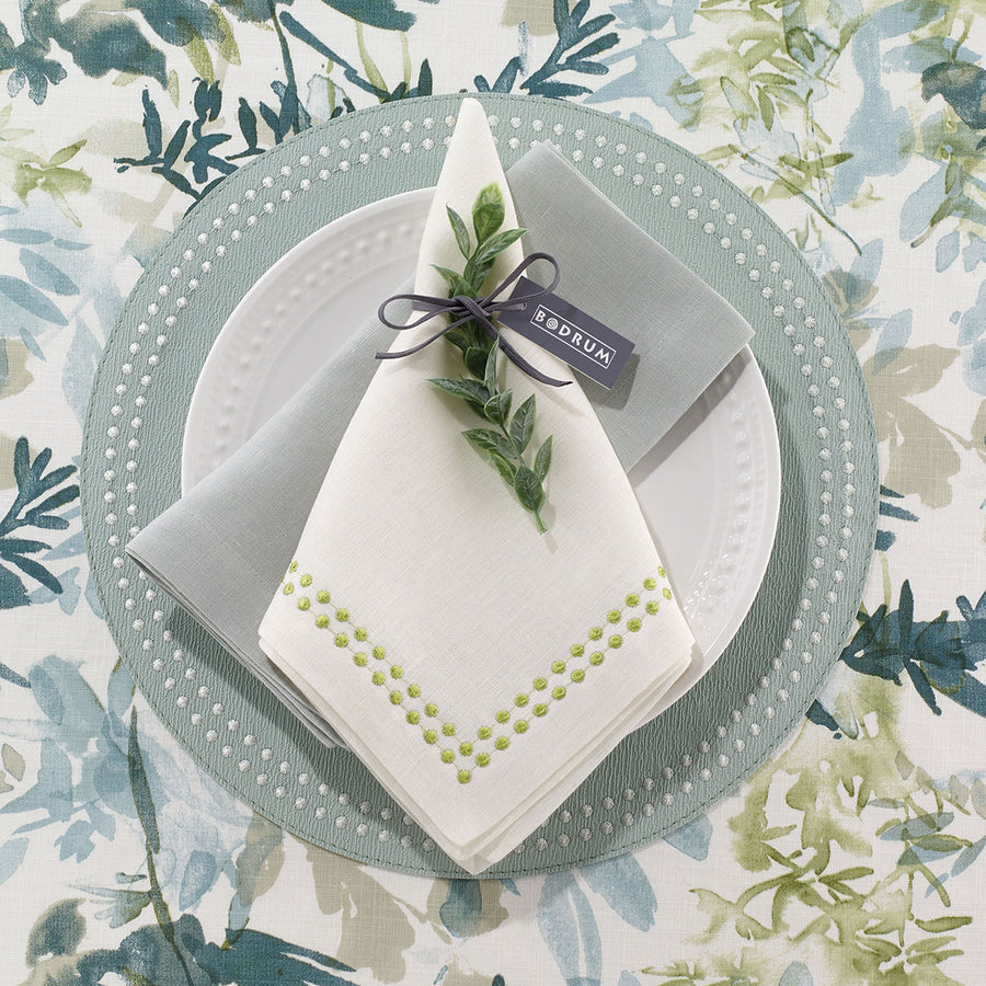 Bodrum Pearls Set of 4 Dinner Napkin