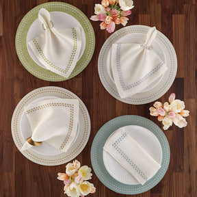 Bodrum Pearls Set of 4 Dinner Napkin