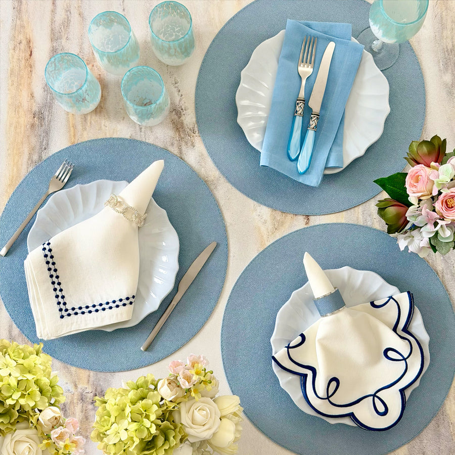 Bodrum Skate Set of 4 Round Placemat