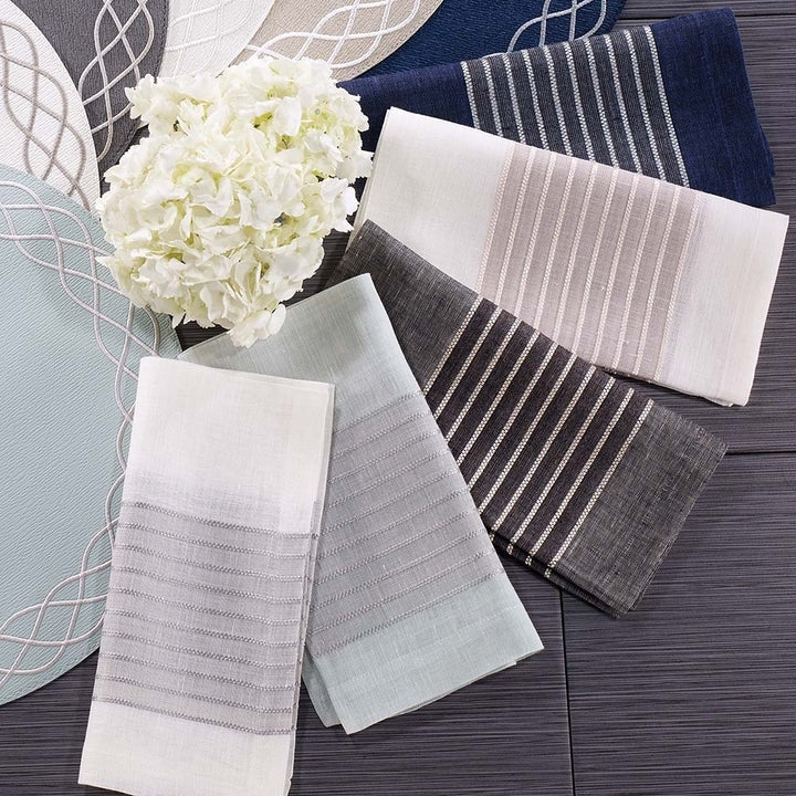 Bodrum Tuxedo Dinner Napkin - Set of 4