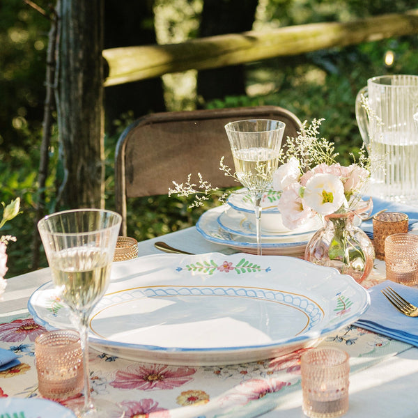 An image of Vietri Bella Rosa Oval Platter