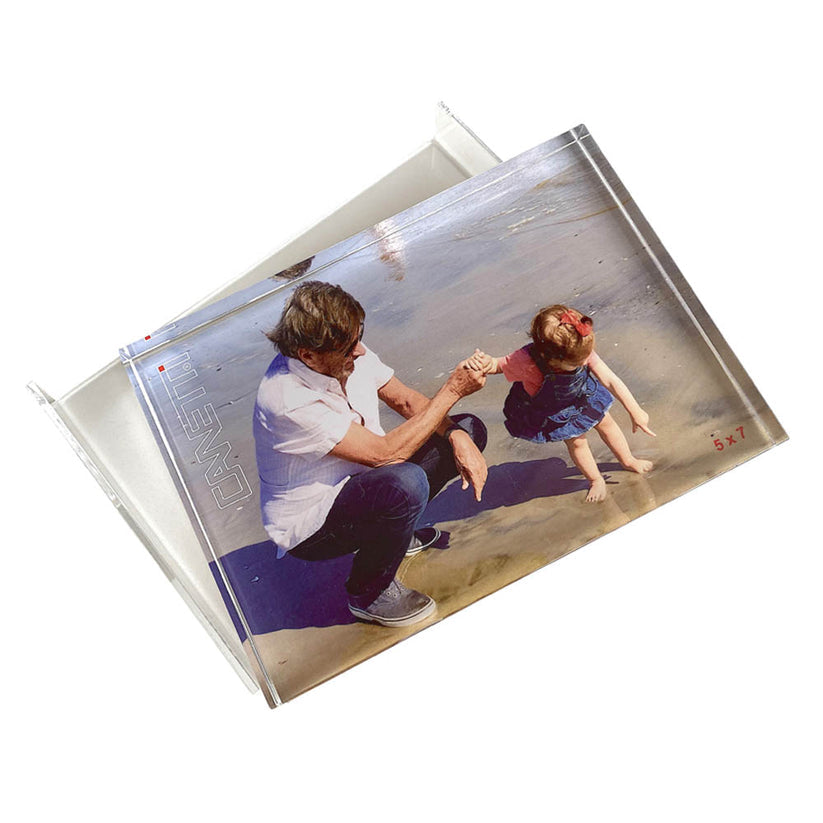 An image of Canetti Frame-in-Frame Clear Acrylic Picture Frame