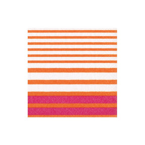 Caspari Breton Stripe Cocktail Napkins