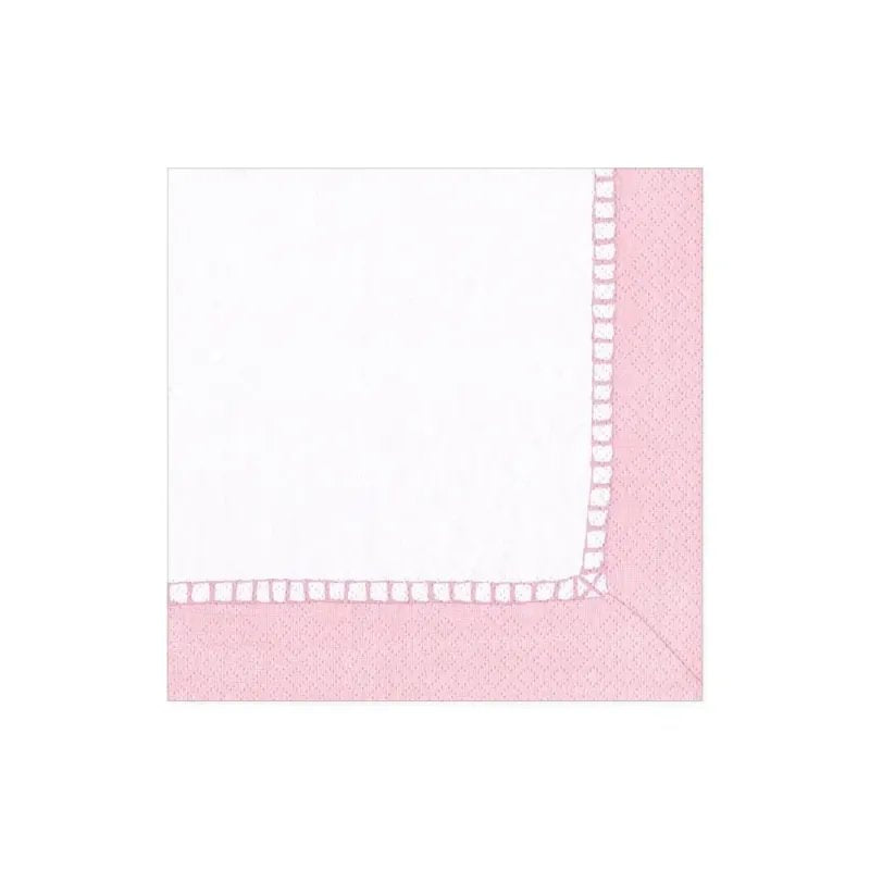 An image of Caspari Linen Border Cocktail Napkins