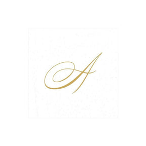 Caspari Monogram Cocktail Napkins