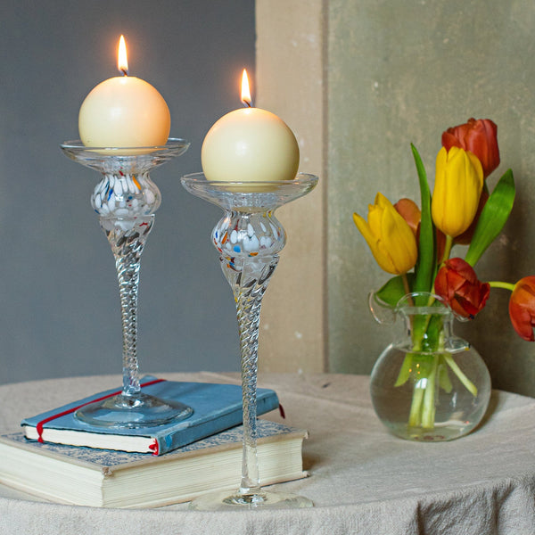 Vietri Chiara Set of 2 Candlesticks