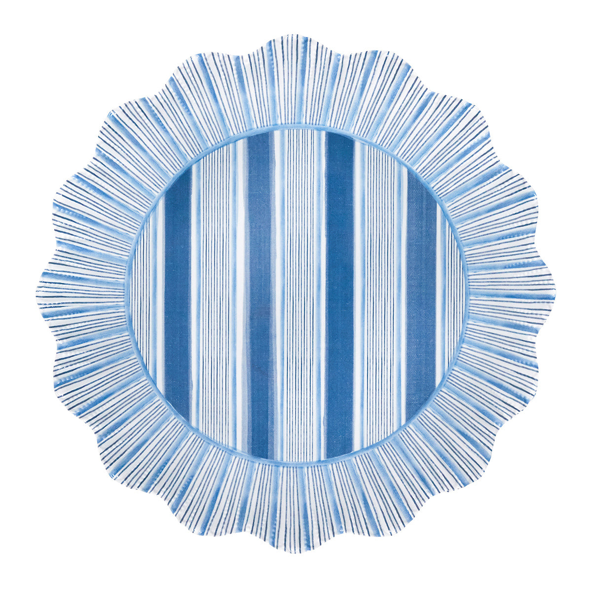 Juliska Cabana Stripe Melamine Dinner Plate Set of 4