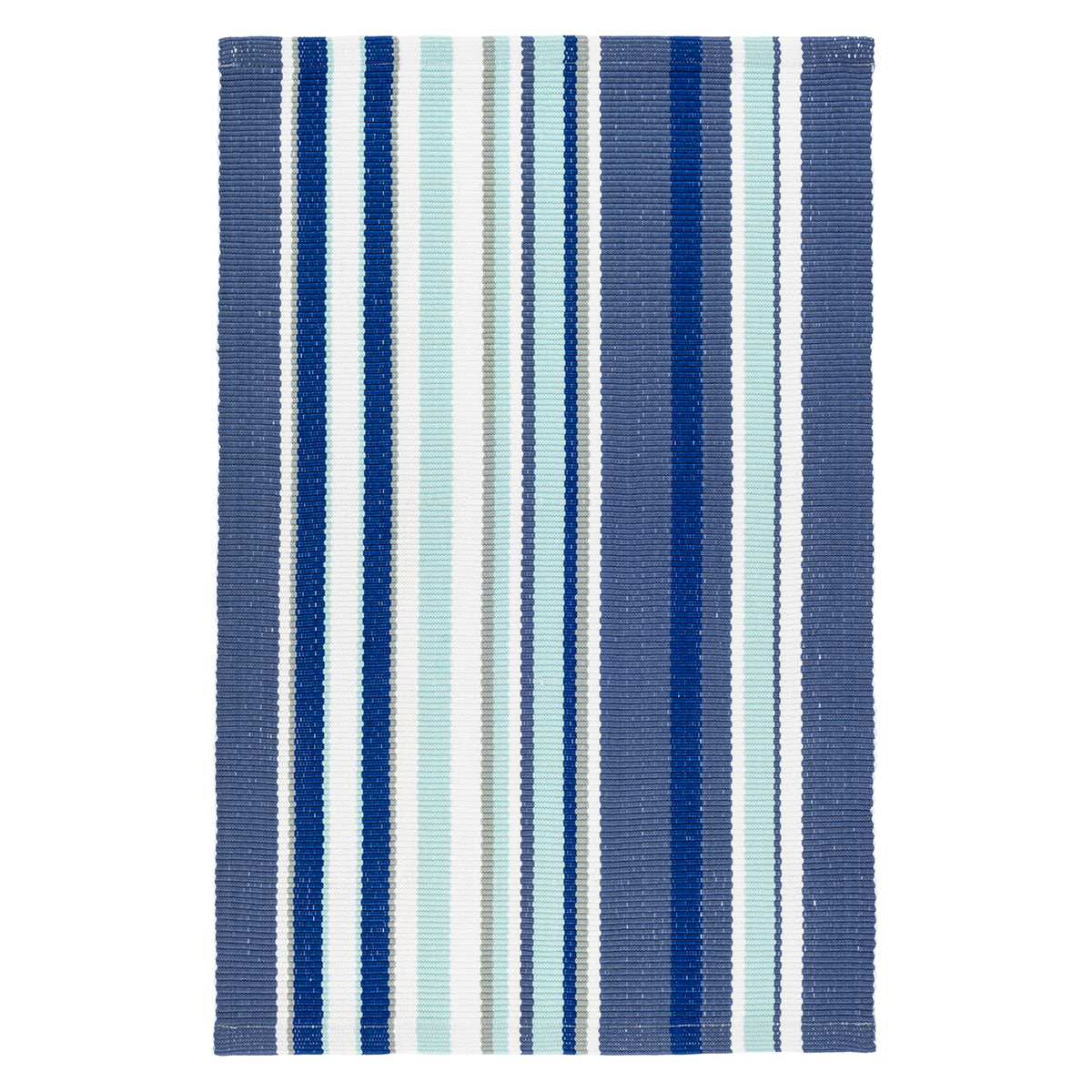 An image of Dash & Albert Skyler Stripe Indoor/Outdoor Rug