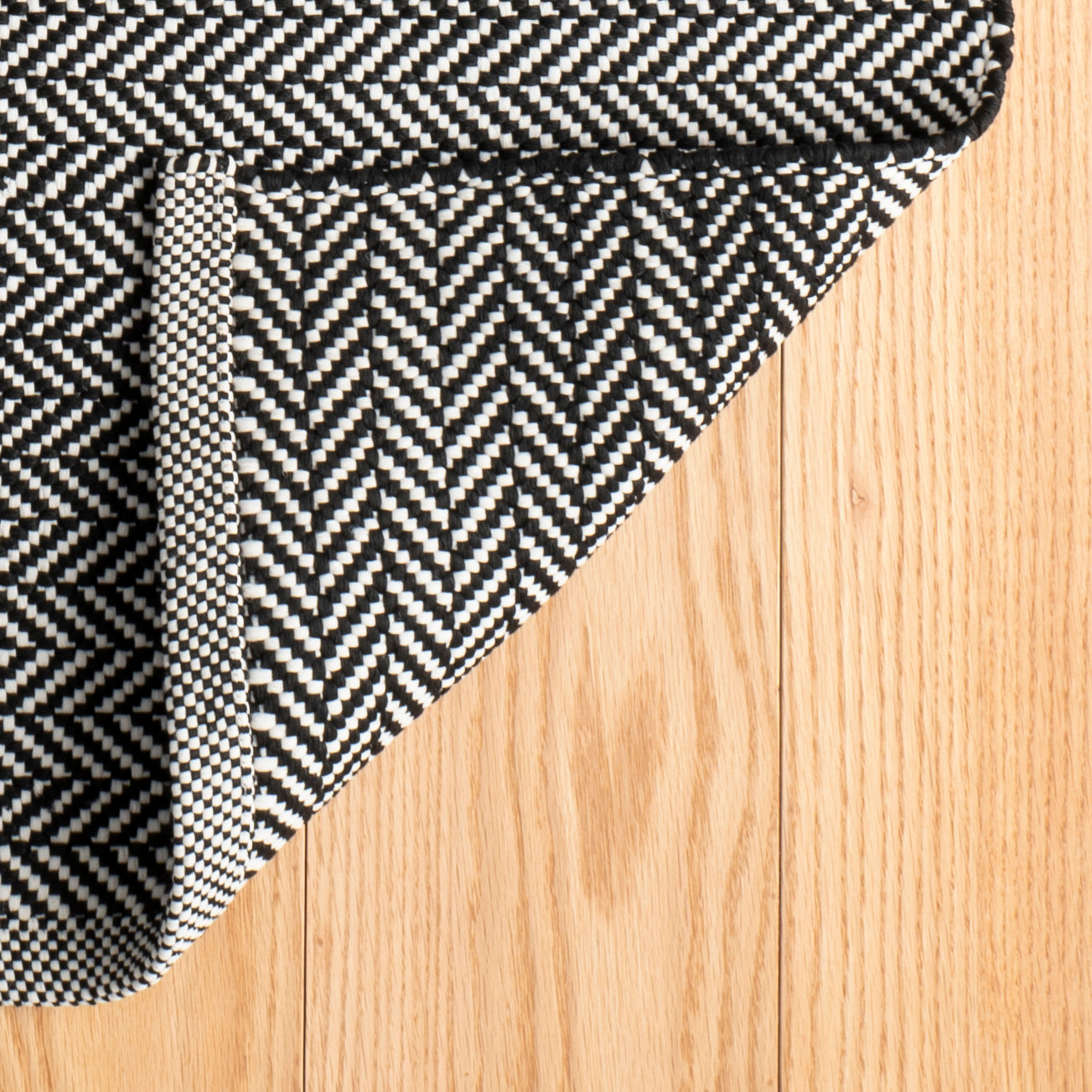 An image of Dash & Albert Herringbone Indoor/Outdoor Rug
