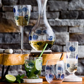 Vietri Drop Champagne Glass