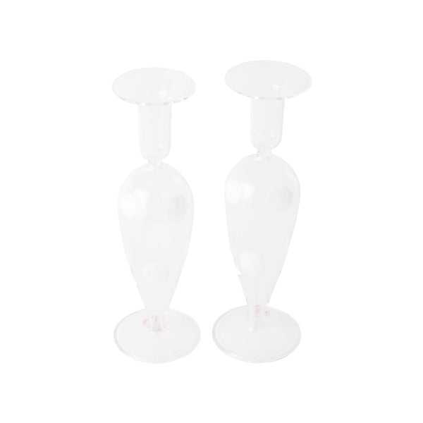 An image of Vietri Drop Candlesticks