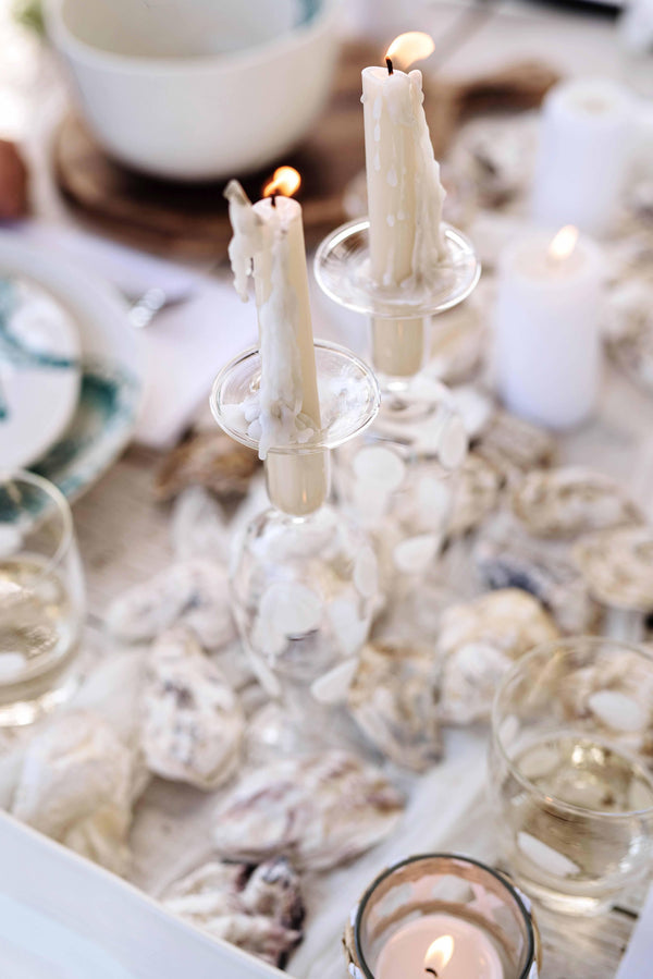An image of Vietri Drop Candlesticks