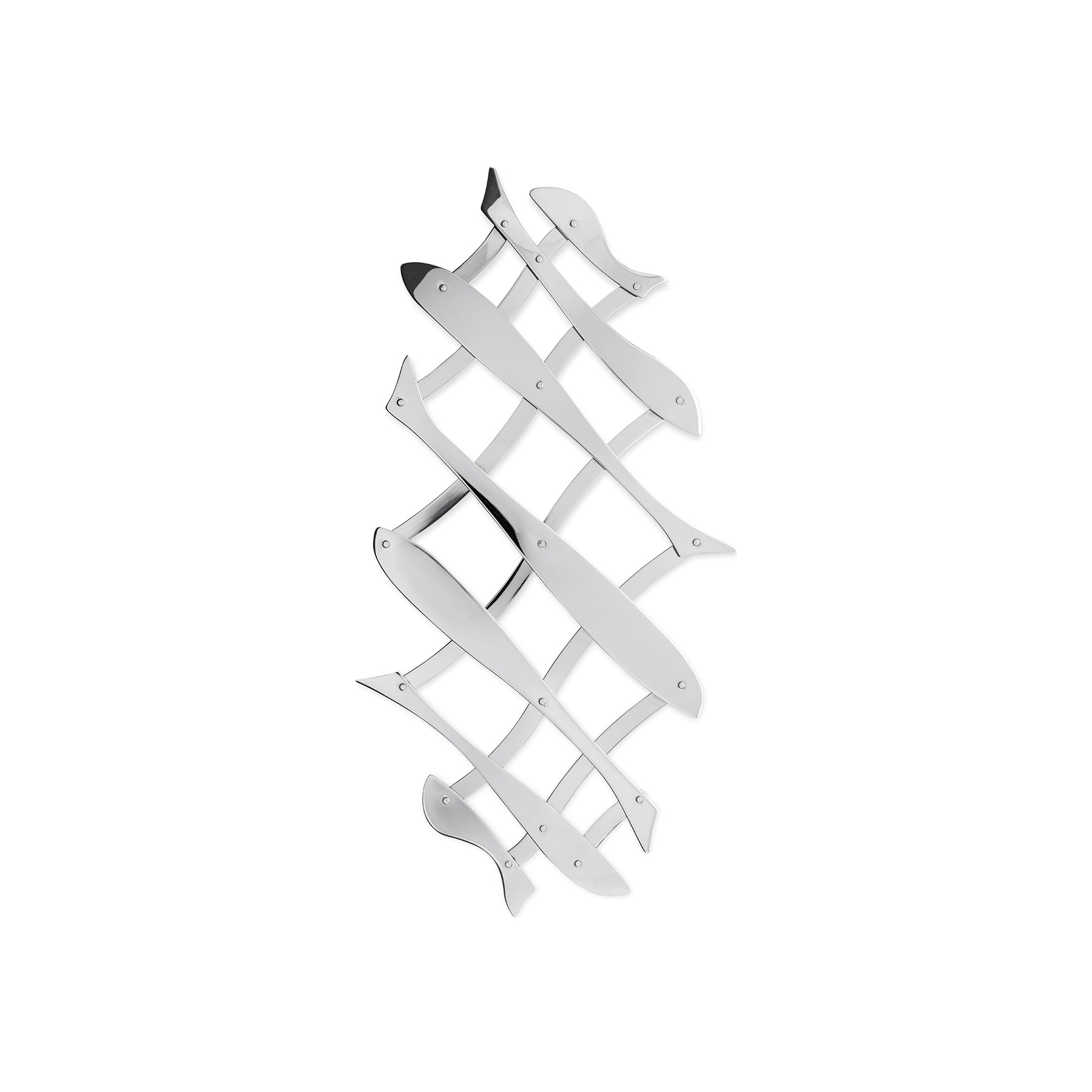 An image of Alessi D'Urbino-Lomassi Pescher Stainless Steel Expandable Trivet