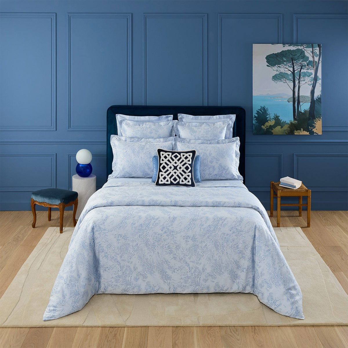An image of Yves Delorme Ecumes Duvet Cover