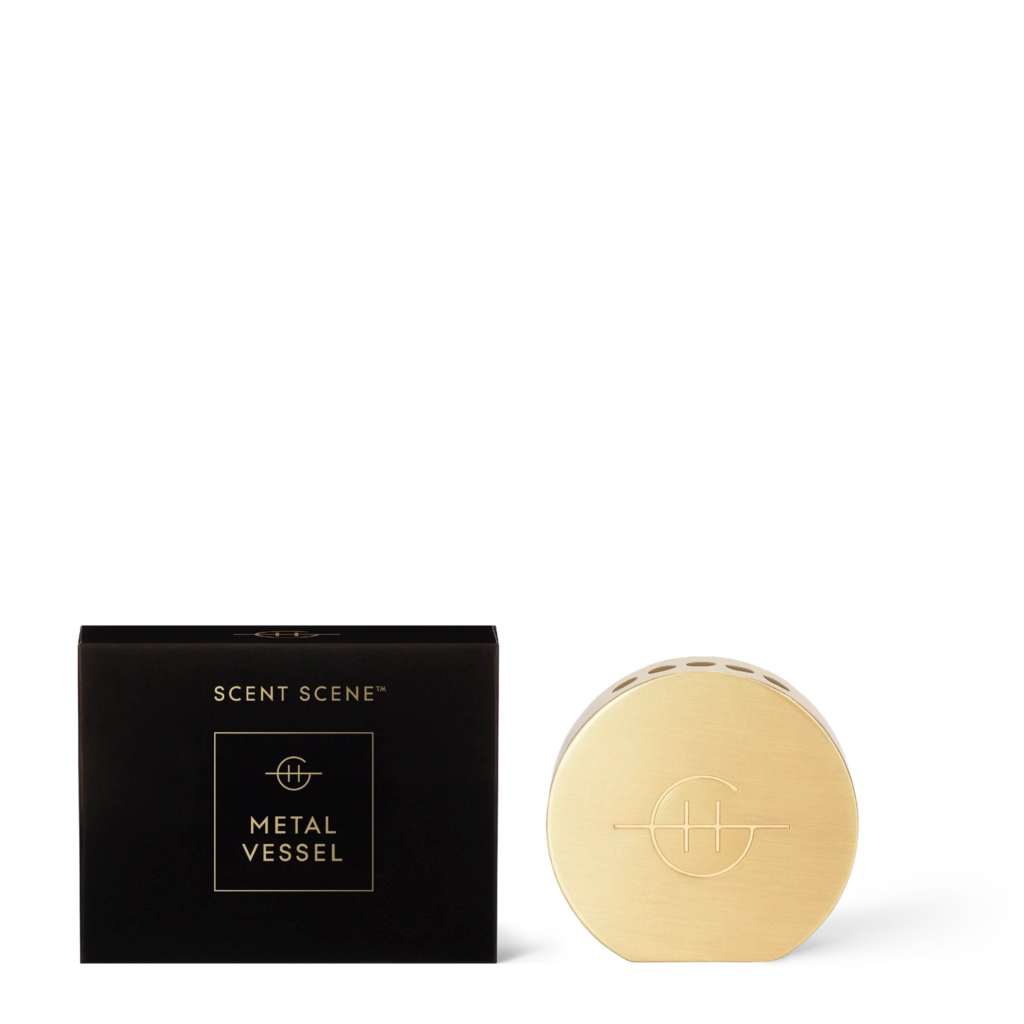 Glasshouse Scent Scene Gold Metal Vessel