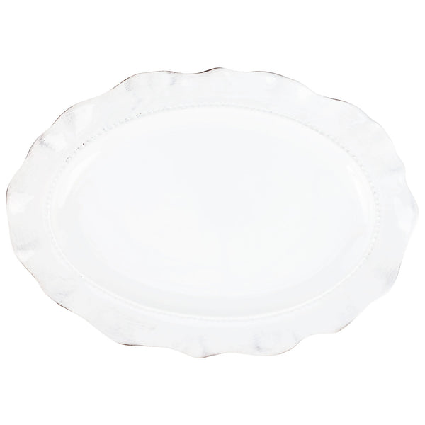 An image of Vietri Giorno Ash Oval Platter