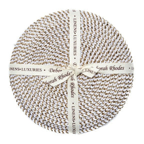 Deborah Rhodes Shimmer Coasters - Set of 4