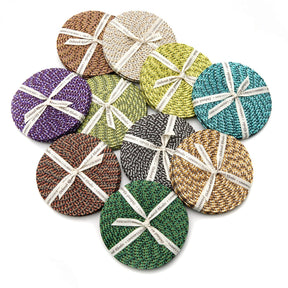 Deborah Rhodes Ikat Weave Coasters - Set of 4