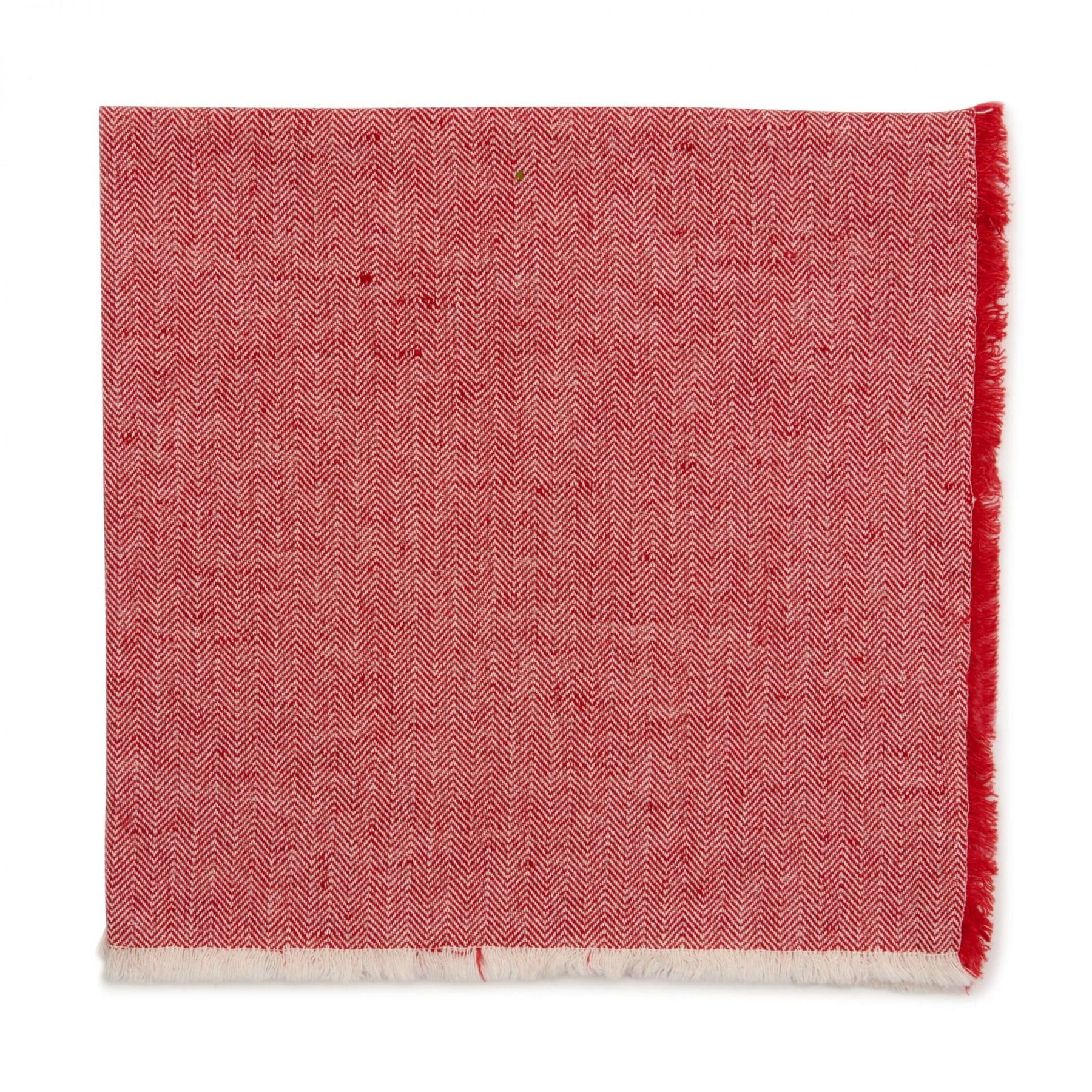 An image of Deborah Rhodes Herringbone Fringe Napkin - Set of 4