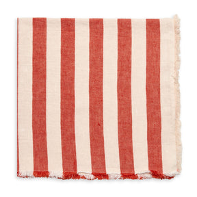 Deborah Rhodes Fringe Awning Stripe Napkin - Set of 4