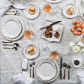 Juliska Berry & Thread Flared Side / Cocktail Plate - Whitewash