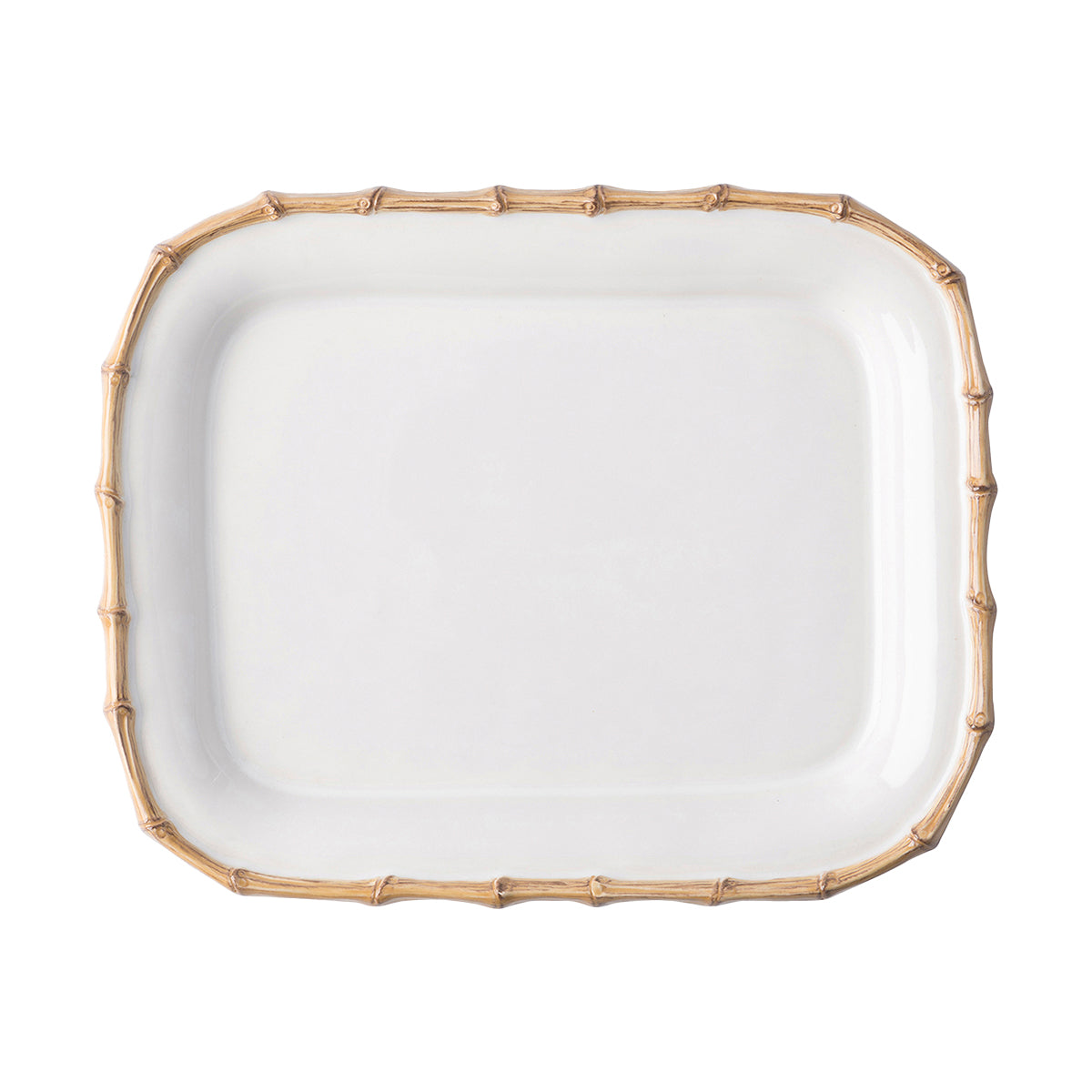 An image of Juliska Bamboo 12" Platter - Natural