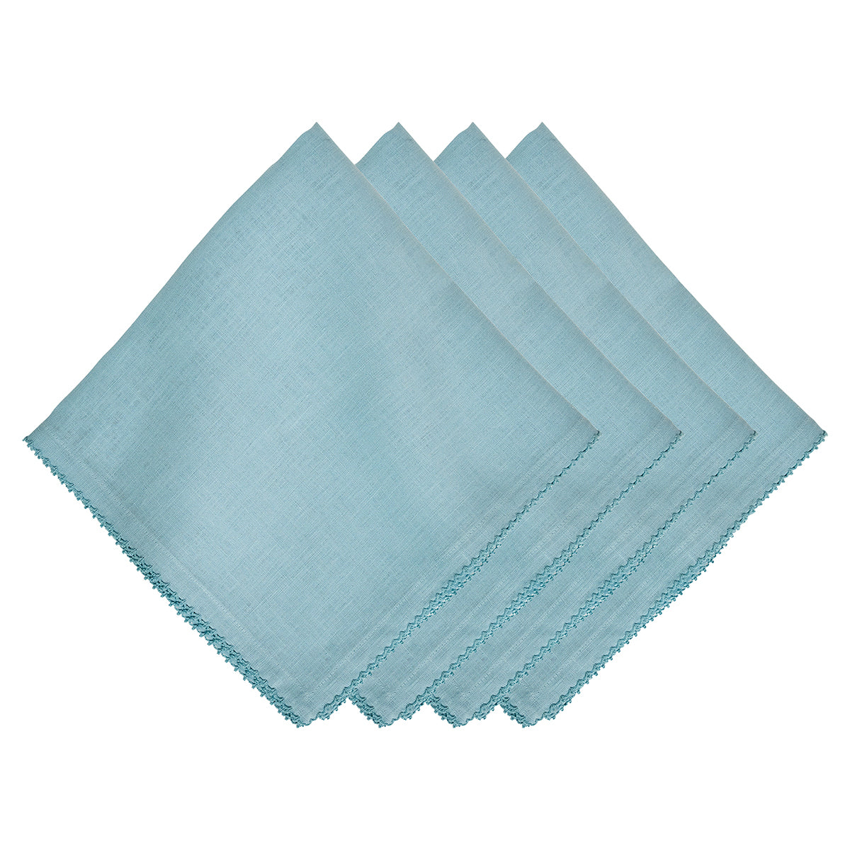 An image of Juliska Berry Scallop Napkin Set of 4