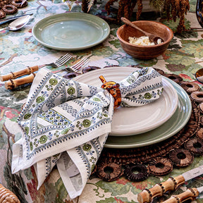 Juliska Villa Seville Set of 4 Stripe Napkins